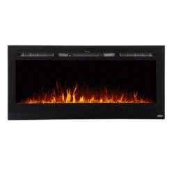 Touchstone Sideline 45-Inch Recessed Electric Fireplace (#80025) -Top Tier Shop touchstone touchstone sideline 45 recessed electric fireplace 80025 28352902332510