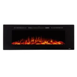 Touchstone Sideline 60-Inch Recessed Smart Electric Fireplace (#80011) -Top Tier Shop touchstone touchstone sideline 60 recessed electric fireplace 80011 13315677683806