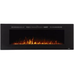 Touchstone Sideline 60-Inch Recessed Smart Electric Fireplace (#80011) -Top Tier Shop touchstone touchstone sideline 60 recessed electric fireplace 80011 28352130056286