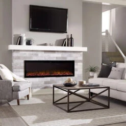 Touchstone Sideline Elite Smart Electric Fireplace (Alexa/Google Compatible) -Top Tier Shop touchstone touchstone sideline elite smart electric fireplace alexa google compatible 28352957612126